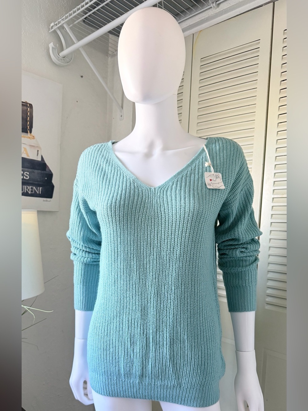 POOF‎ appareal light blue sweater size S